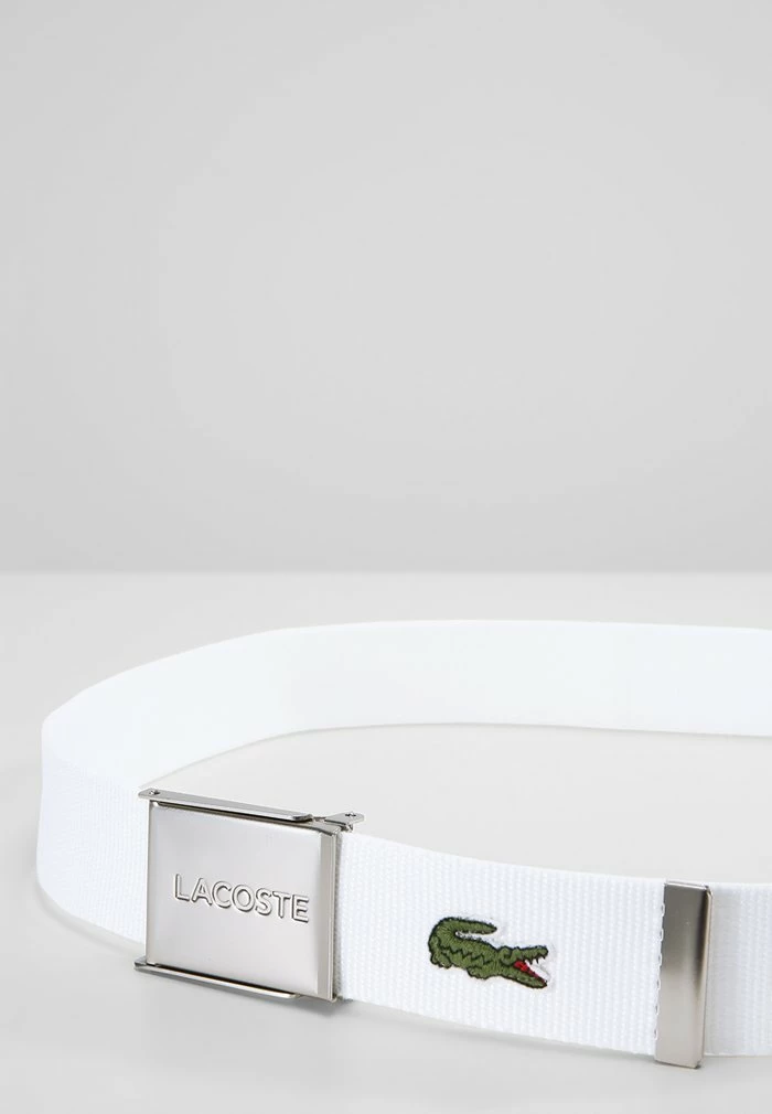 Lacoste CASUAL STRAP IN KIT UNISEX - Belt - White 6 Lacoste CASUAL STRAP IN KIT UNISEX - Belt - White - Image 4
