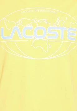 Lacoste EXCLUSIVE UNISEX GUEOE - Print T-shirt - Yellow -Lacoste Sales Store 480910ae79884dcc9542f4fd65d4f055