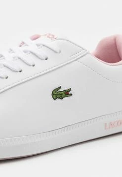 Lacoste GRADUATE - Trainers - White/light Pink -Lacoste Sales Store 4a04cbc678f6497382bb1e2285b164ea