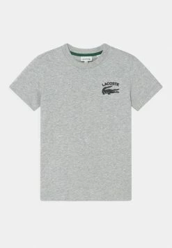Lacoste Print T-shirt - Argent Chine