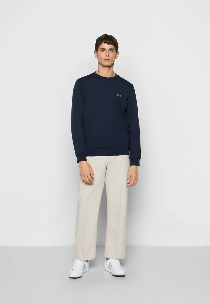 Lacoste Sweatshirt - Navy Blue 4 Lacoste Sweatshirt - Navy Blue - Image 2