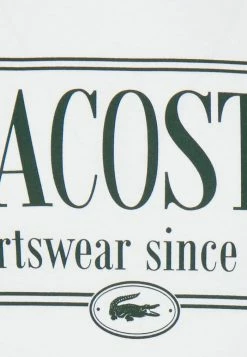Lacoste UNISEX - Print T-shirt - Blanc -Lacoste Sales Store 50852a7220f240b38ea0bfb4705355e5