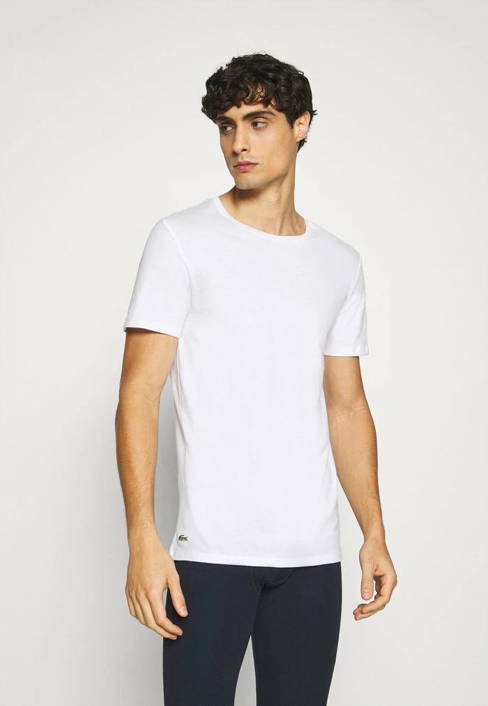 Lacoste 3 PACK - Undershirt - Blanc/argent Chine/noir 4 Lacoste 3 PACK - Undershirt - Blanc/argent Chine/noir - Image 2