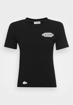 Lacoste EXCLUSIVE - Print T-shirt - Black -Lacoste Sales Store 531a71f85ea14ba0a8d5c61e24e90f96