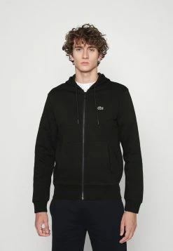Lacoste Zip-up Sweatshirt - Noir