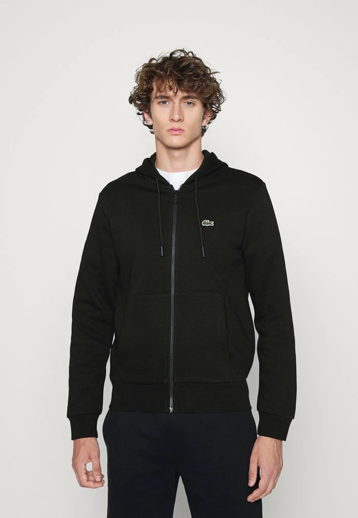 Lacoste Zip-up Sweatshirt - Noir 3 Lacoste Zip-up Sweatshirt - Noir