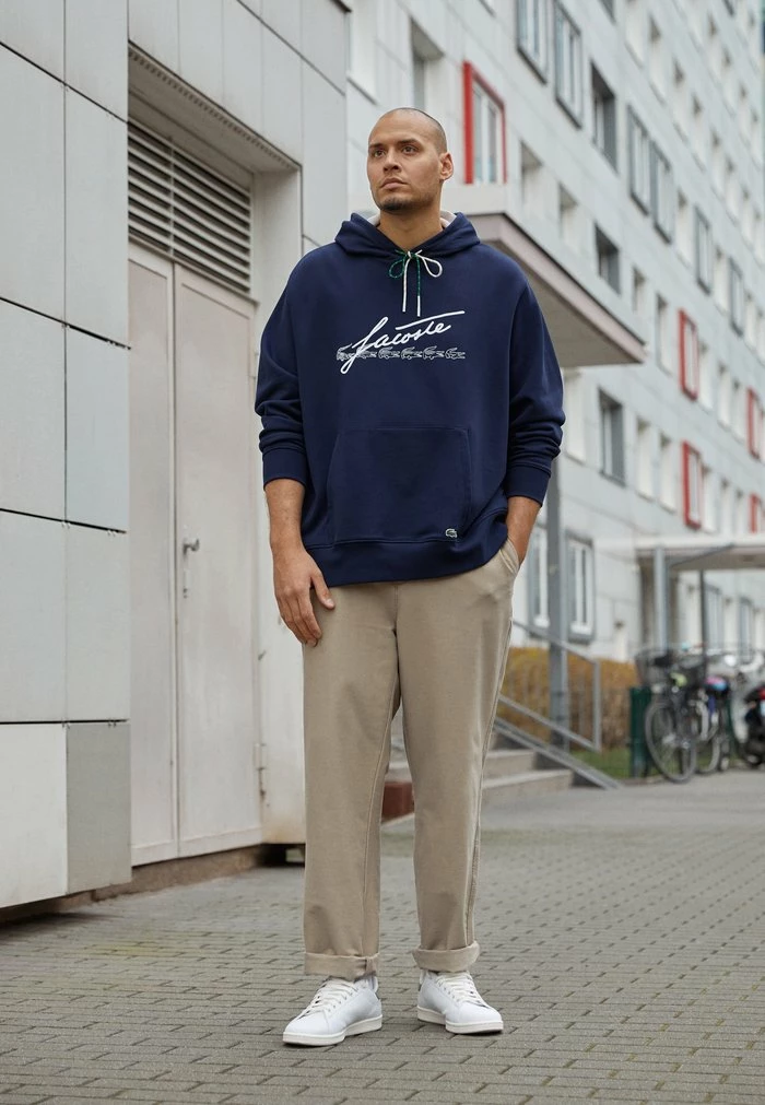 Lacoste Hoodie - Bleu Marine 3 Lacoste Hoodie - Bleu Marine