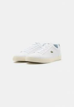 Lacoste LEROND PRO - Trainers - White/dark Green -Lacoste Sales Store 567a825dd6ec46449b09df4867915c8d