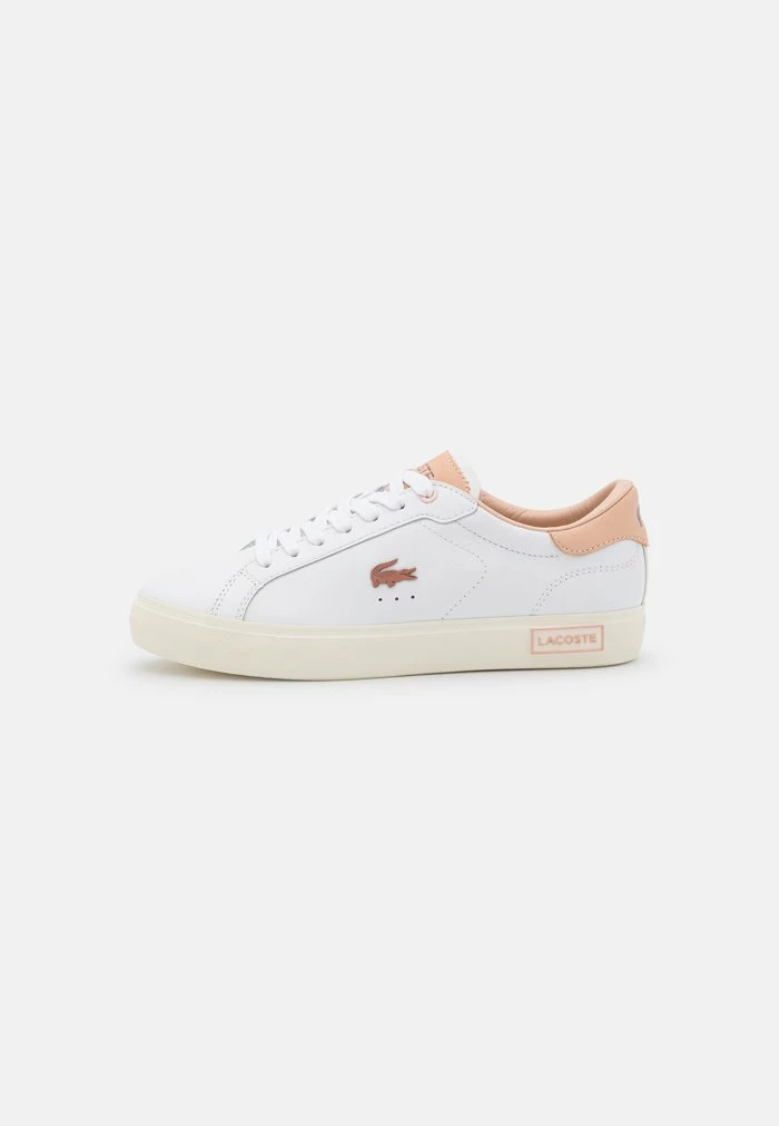 Lacoste POWERCOURT - Trainers - White/light Pink 4 Lacoste POWERCOURT - Trainers - White/light Pink - Image 2