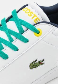 Lacoste CARNABY EVO 222 1 SUJ UNISEX - Trainers - WHITE/GREEN -Lacoste Sales Store 5ac32f4e27134c99a782baaedb8b31b6