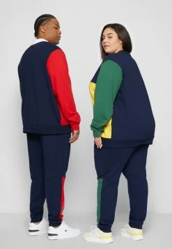 Lacoste PLUS UNISEX - Sweatshirt - Navy Blue/red/green/broom -Lacoste Sales Store 5b3146bde92d468e90e02f71bfe73d78