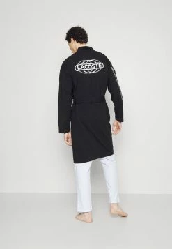 Lacoste EXCLUSIVE - Dressing Gown - Black -Lacoste Sales Store 5c927aa060534cb4aa6164c827a384e6