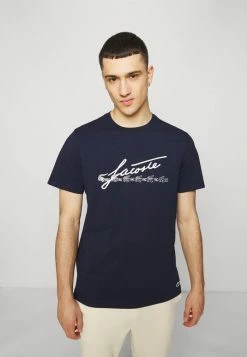 Lacoste Print T-shirt - Navy Blue 12 Lacoste Print T-shirt - Navy Blue -Lacoste Sales Store 5cc23318965247c99b570da115f81016
