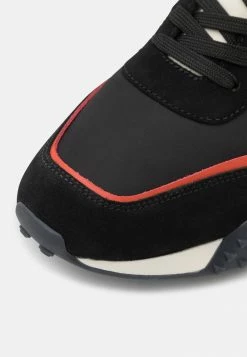 Lacoste DELUXE - Trainers - Black/orange -Lacoste Sales Store 5d0a2fa36df844ee8d71a7fc108fed4d