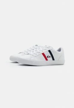 Lacoste LEROND - Trainers - White/navy/red -Lacoste Sales Store 5d24181dd87c4194a419eca55228efeb