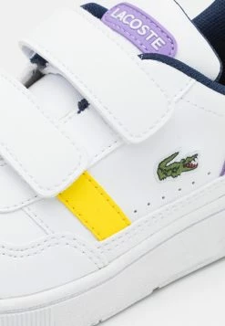 Lacoste T-CLIP UNISEX - Trainers - White/yellow -Lacoste Sales Store 5eb6616581af4b16ab13aa5ced66fa5f
