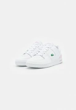 Lacoste COURT CAGE - Trainers - White/light Pink -Lacoste Sales Store 5f2230e275b6434995987b21faa72af4