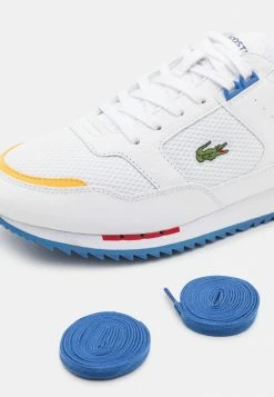 Lacoste PARTNER PISTE - Trainers - White/blue -Lacoste Sales Store 60741702bc2d4f79a51e4683308c8f74