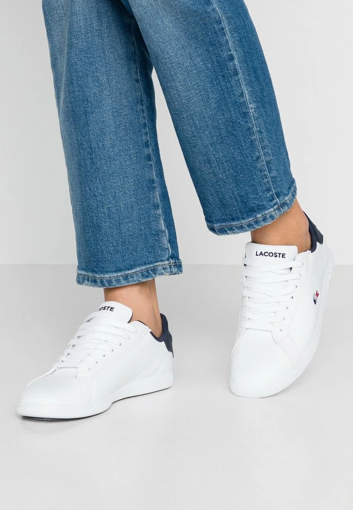 Lacoste GRADUATE - Trainers - White/navy/red 3 Lacoste GRADUATE - Trainers - White/navy/red