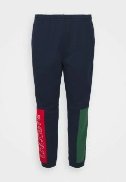 Lacoste UNISEX - Tracksuit Bottoms - Navy Blue/green/red -Lacoste Sales Store 68b1cdb2dae24b3ba7db1a874b148fb2