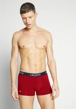 Lacoste 3 PACK - Pants - Navy Blue/red Methylene