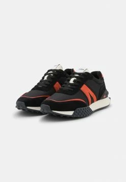 Lacoste DELUXE - Trainers - Black/orange -Lacoste Sales Store 6bf8f370ca1146288ca2cafe07e05818