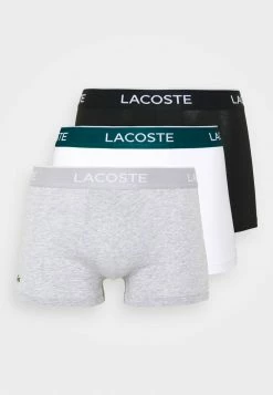 Lacoste 3 PACK - Pants - Black/white/silver Chine