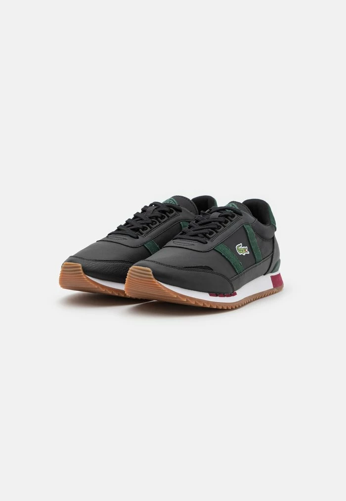 Lacoste PARTNER RETRO - Trainers - Black/dark Green 4 Lacoste PARTNER RETRO - Trainers - Black/dark Green - Image 2