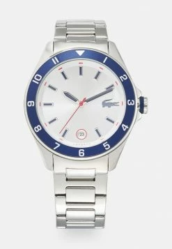 Lacoste TIEBREAKER - Watch - Silver-coloured/blue