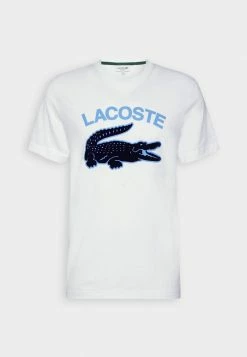 Lacoste Print T-shirt - Blanc -Lacoste Sales Store 73b78eed6bcd4b20b039b78ad3a2ba4f