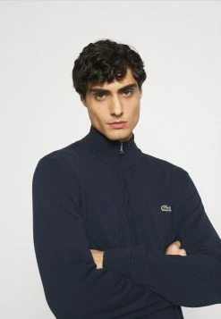 Lacoste AH1957-00 - Cardigan - Navy Blue -Lacoste Sales Store 74442f69beda4bcbb02457ee686cba66