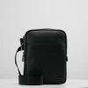 Lacoste FLAT CROSSOVER BAG - Across Body Bag - Black -Lacoste Sales Store 76a0bfa4d8734939a18daddc68d4a8d3