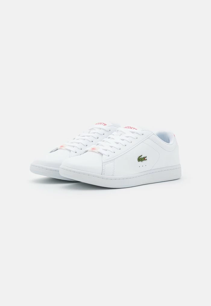 Lacoste CARNABY EVO - Trainers - White/dark Pink 5 Lacoste CARNABY EVO - Trainers - White/dark Pink - Image 3
