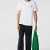 Lacoste Print T-shirt - Blanc / Bleu Marine -Lacoste Sales Store 7a556d85b55a4a9c858fca35044e4297