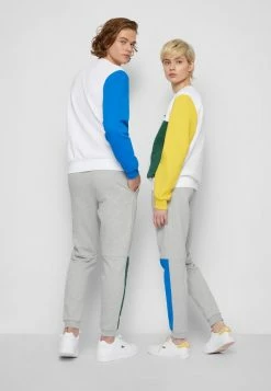 Lacoste UNISEX - Sweatshirt - White/blue Royal/broom/green -Lacoste Sales Store 805c984aedd24156847149a17b2d83f1