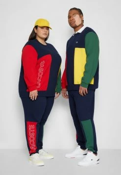 Lacoste PLUS UNISEX - Sweatshirt - Navy Blue/red/green/broom -Lacoste Sales Store 805d82ad61774994b382ff5abff8db91