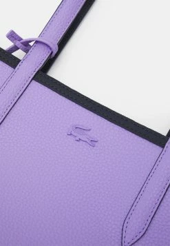 Lacoste Tote Bag - Black/lilac -Lacoste Sales Store 8159ae70a752422a92a7eaa3832bc4c4