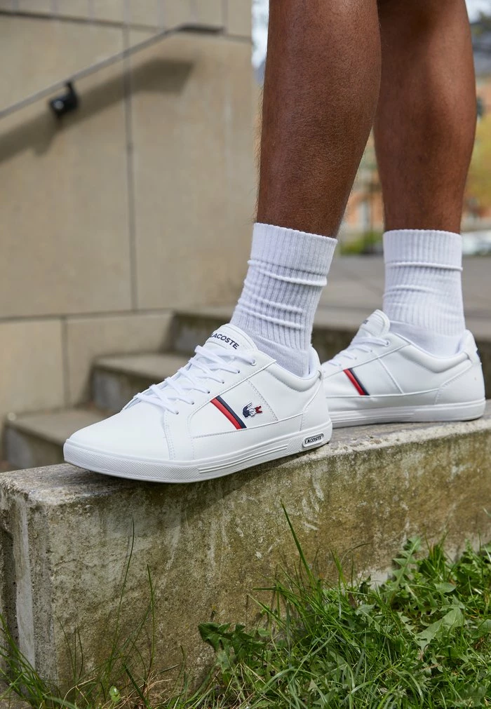 Lacoste EUROPA - Trainers - White/navy/red 5 Lacoste EUROPA - Trainers - White/navy/red - Image 3