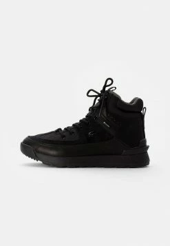 Lacoste URBAN BREAKER - Lace-up Ankle Boots - Blk/blk