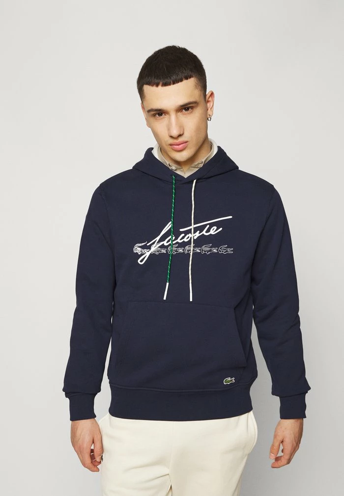 Lacoste Sweatshirt - Navy Blue 5 Lacoste Sweatshirt - Navy Blue - Image 3