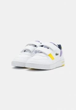 Lacoste T-CLIP UNISEX - Trainers - White/yellow -Lacoste Sales Store 836a7354d6914b24b0573a0499106747