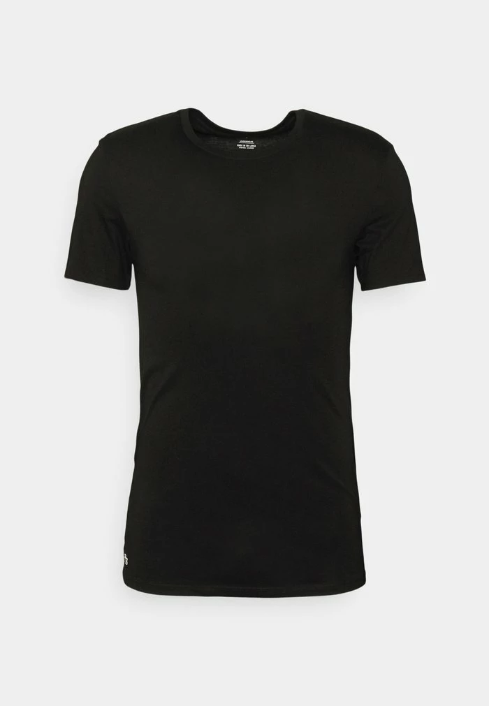 Lacoste 3 PACK - Undershirt - Noir 3 Lacoste 3 PACK - Undershirt - Noir