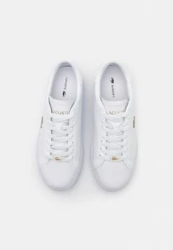 Lacoste POWER COURT - Trainers - White/platinum -Lacoste Sales Store 85b07cd146c24878812f48338bc8283f