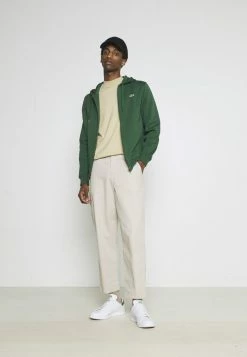 Lacoste PLUS - Zip-up Sweatshirt - Green -Lacoste Sales Store 86e417028dc0452f9cc67c3bc2fda471