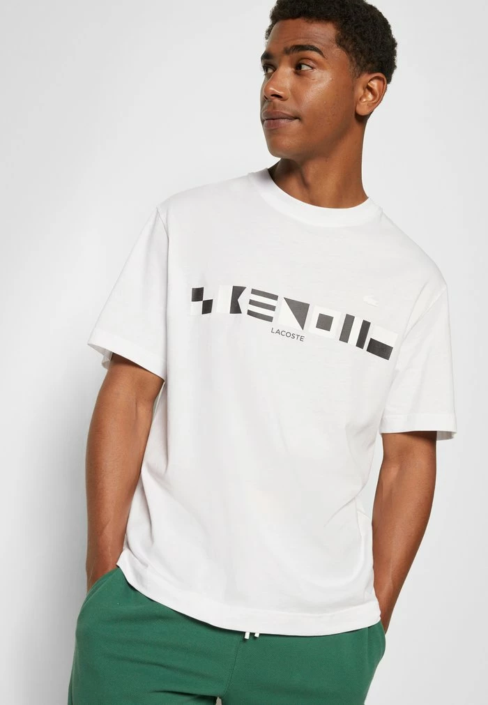 Lacoste Print T-shirt - Blanc 7 Lacoste Print T-shirt - Blanc - Image 5