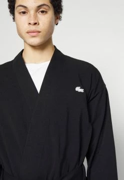 Lacoste EXCLUSIVE - Dressing Gown - Black -Lacoste Sales Store 8ac0bdc2714045628f51f56b2d22d3cc