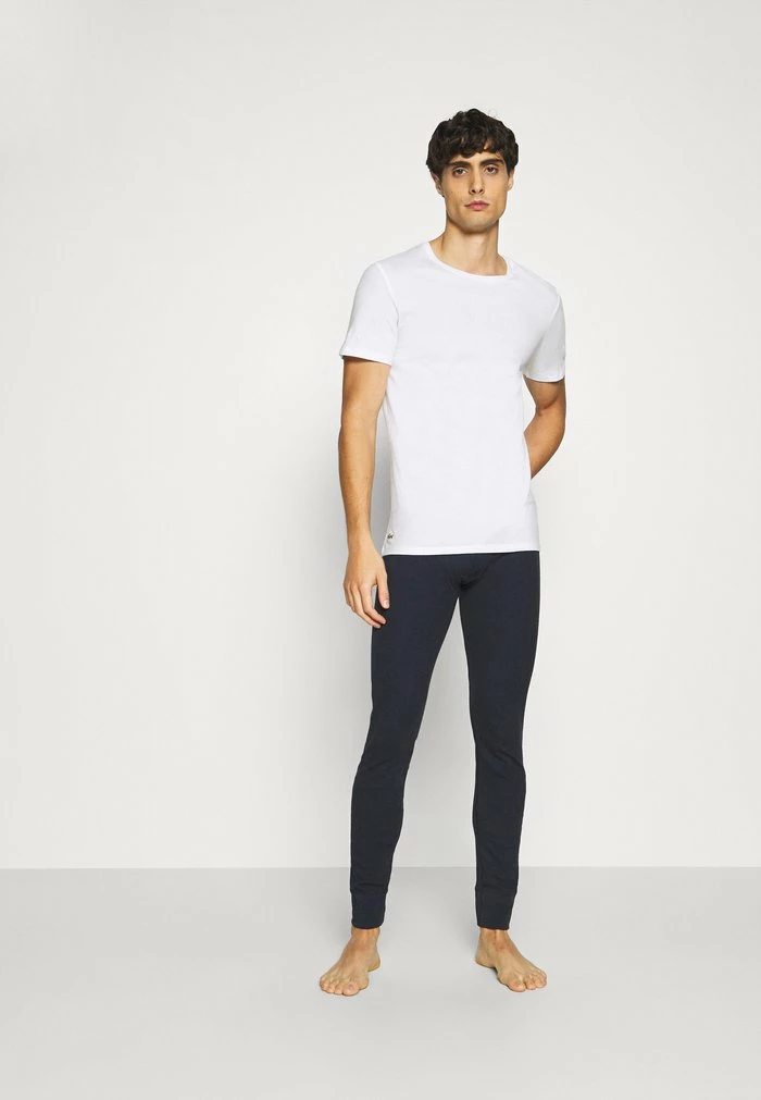 Lacoste 3 PACK - Undershirt - Blanc/argent Chine/noir 3 Lacoste 3 PACK - Undershirt - Blanc/argent Chine/noir