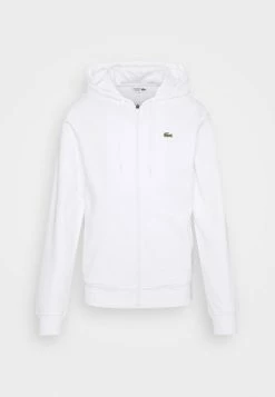 Lacoste Zip-up Sweatshirt - Blanc -Lacoste Sales Store 8b2ec2d7f33b4e449e0e85e724c81702