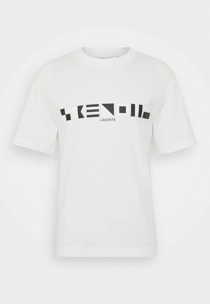 Lacoste Print T-shirt - Blanc 8 Lacoste Print T-shirt - Blanc - Image 6