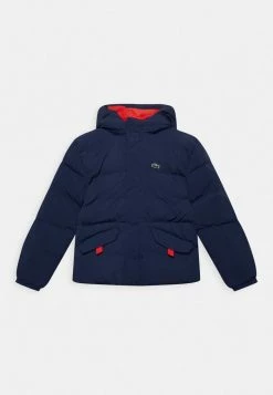 Lacoste Winter Jacket - Navy Blue/redcurrant Bush